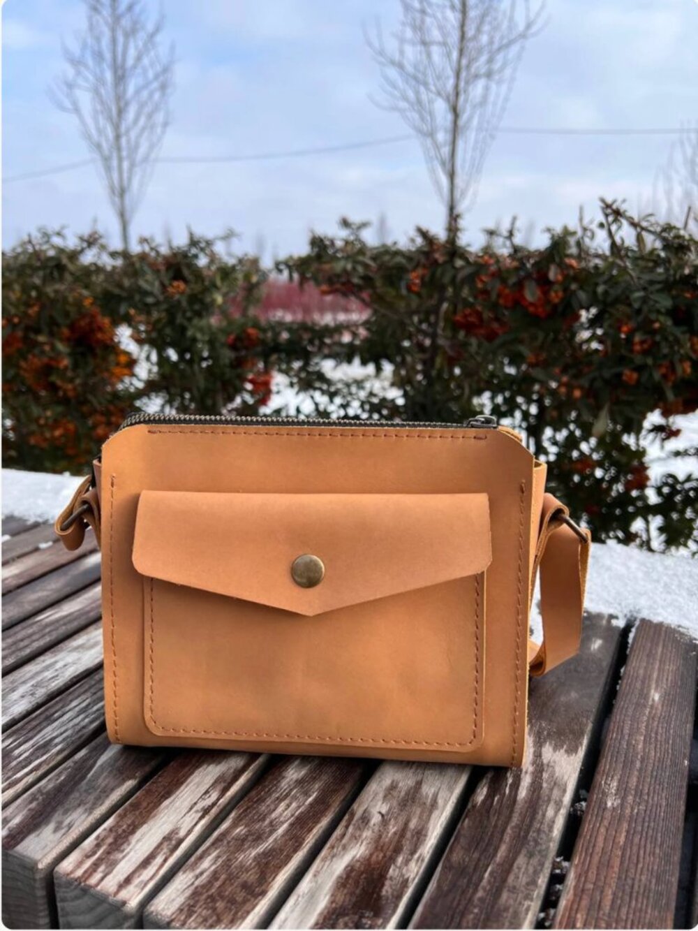 Small Crossbody Women's Leather bag